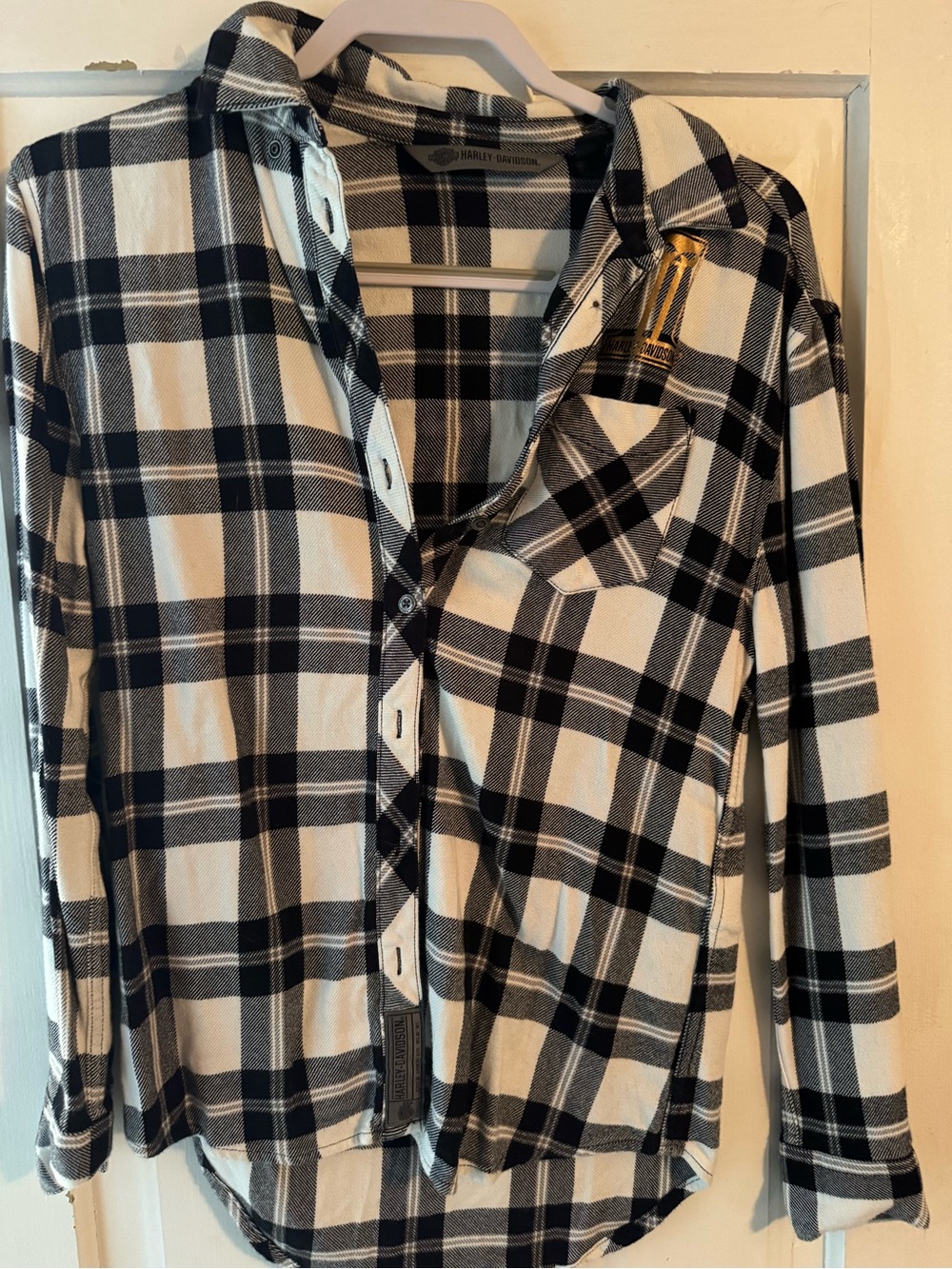 Harley-Davidson Black & White flannel